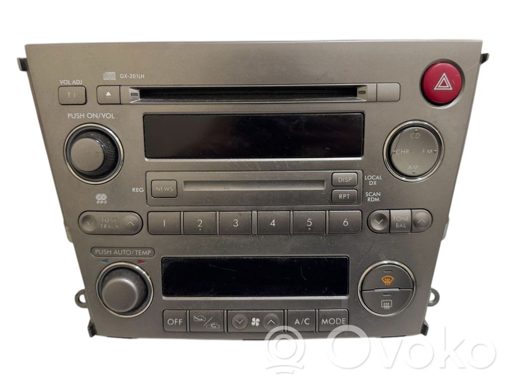 Subaru Legacy Radio/CD/DVD/GPS-pääyksikkö 