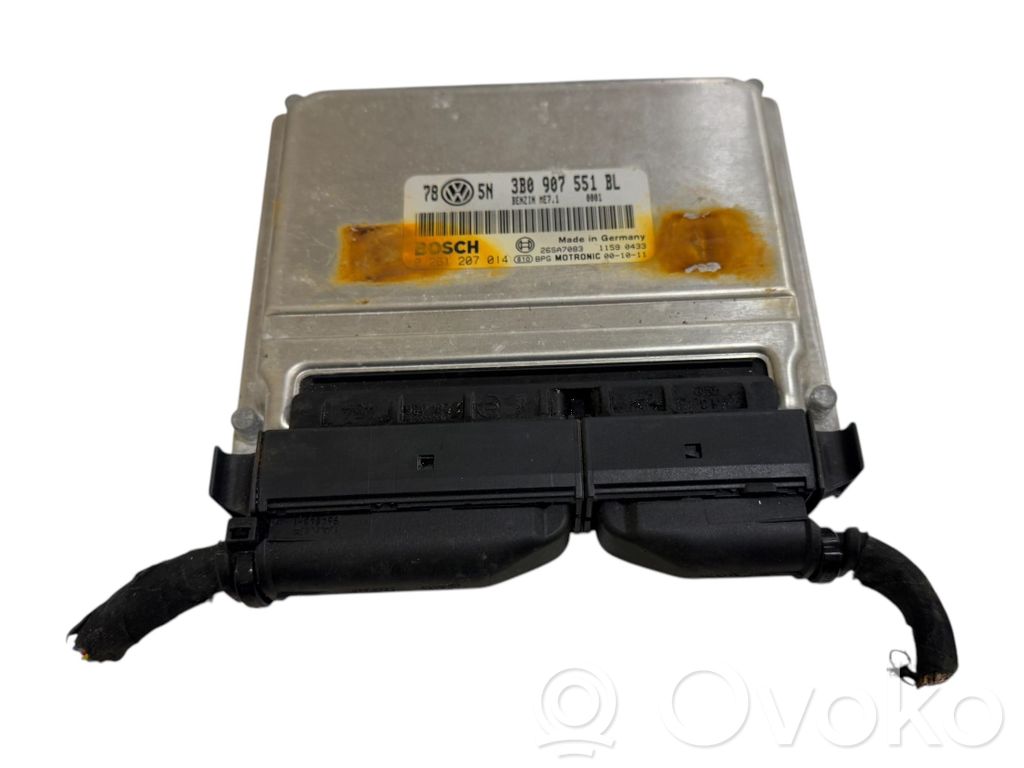 Engine control unit/module   3B0907551BL,26SA7083,0261207014