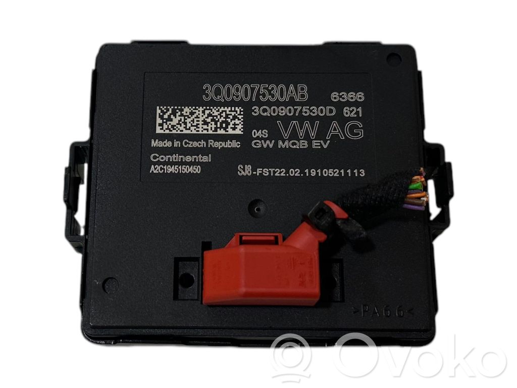 Gateway control module   3Q0907530AB,3Q0907530D,A2C1945150450