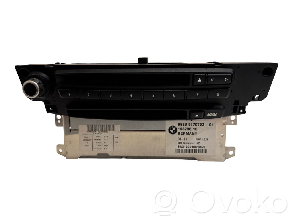 BMW 5 E60 E61 Unità principale autoradio/CD/DVD/GPS 