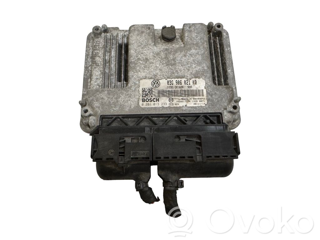 Engine control unit/module   03G906021KQ,0281013233,1039S17174