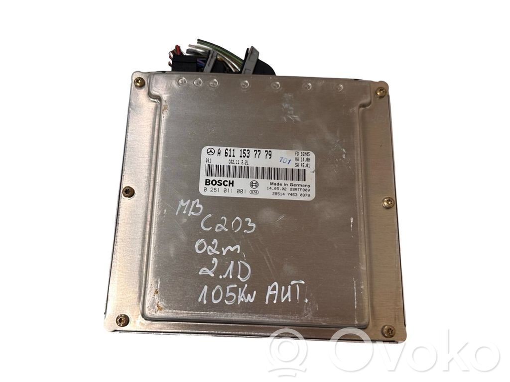 Mercedes-Benz C W203 Sterownik / Moduł ECU 