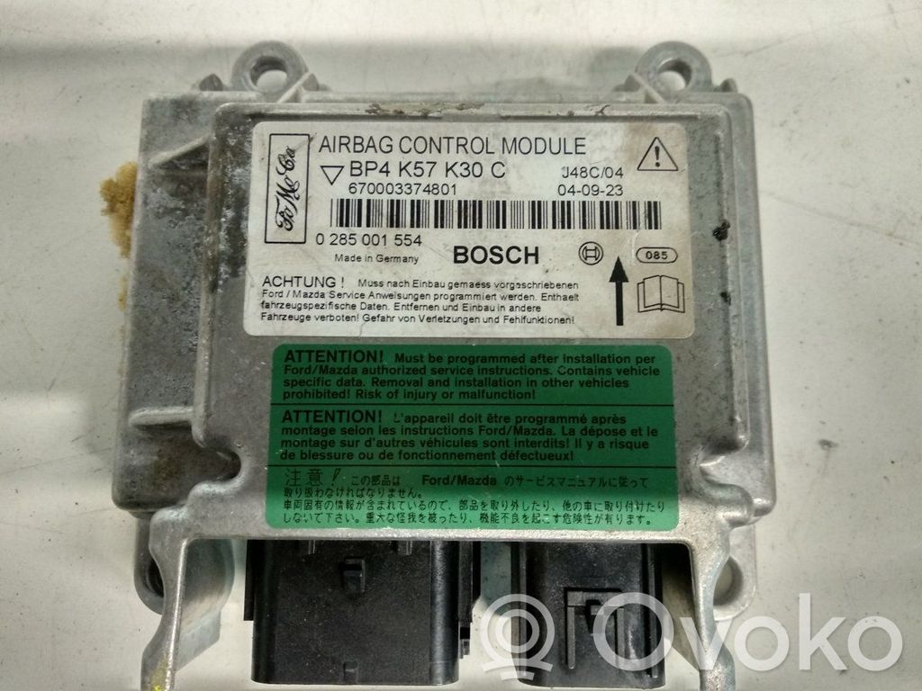 Mazda 3 I Airbag control unit/module 