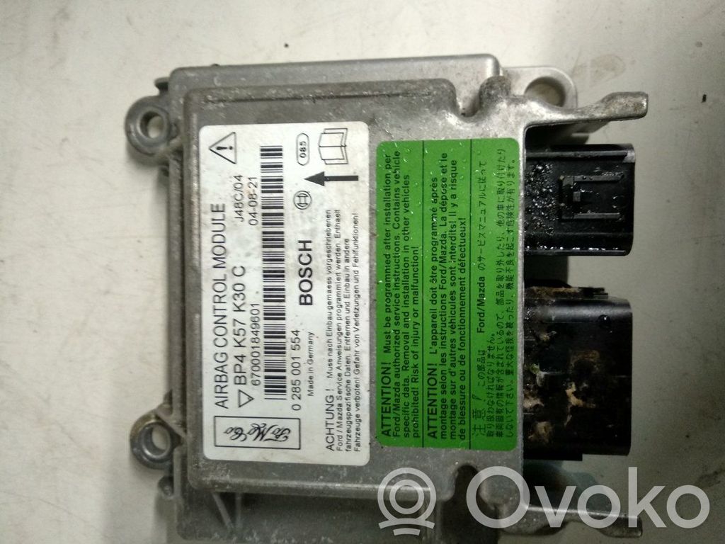 Airbag control unit/module   0285001554,BP4K57K30C,670001849601,085