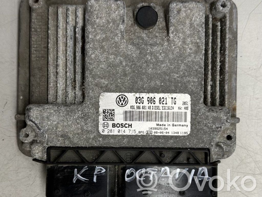 Skoda Octavia Mk2 (1Z) Engine control unit/module 