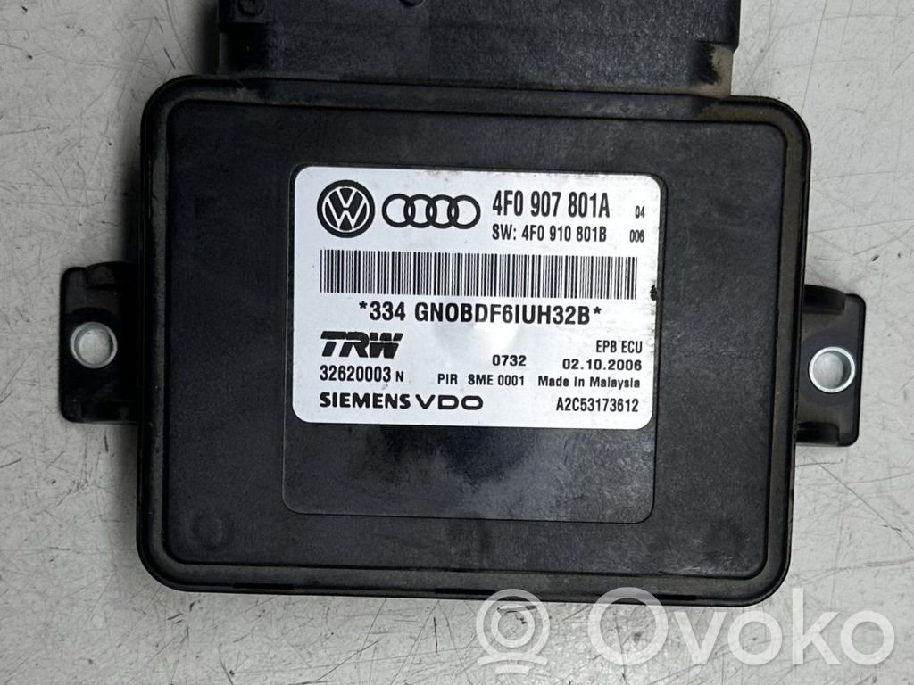 Audi A6 S6 C6 4F Hand brake control module 