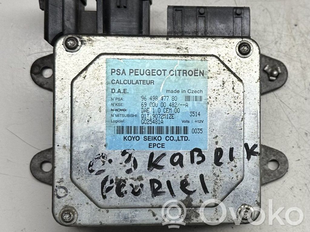 Peugeot 307 Power steering control unit/module 