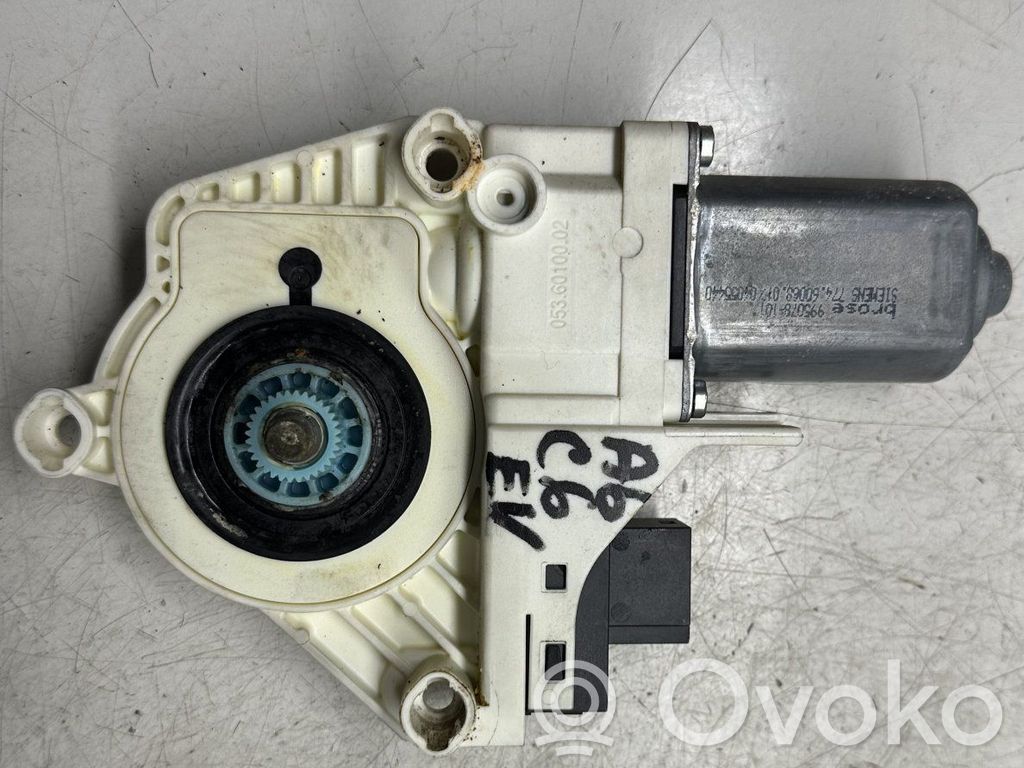 Audi A6 S6 C6 4F Etuoven ikkunan nostomoottori 