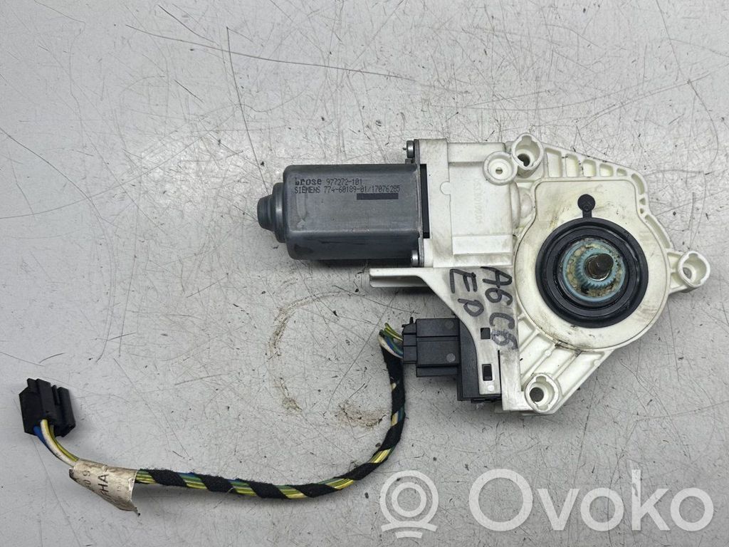 Audi A6 S6 C6 4F Motor del regulador de la ventanilla de la puerta delantera 