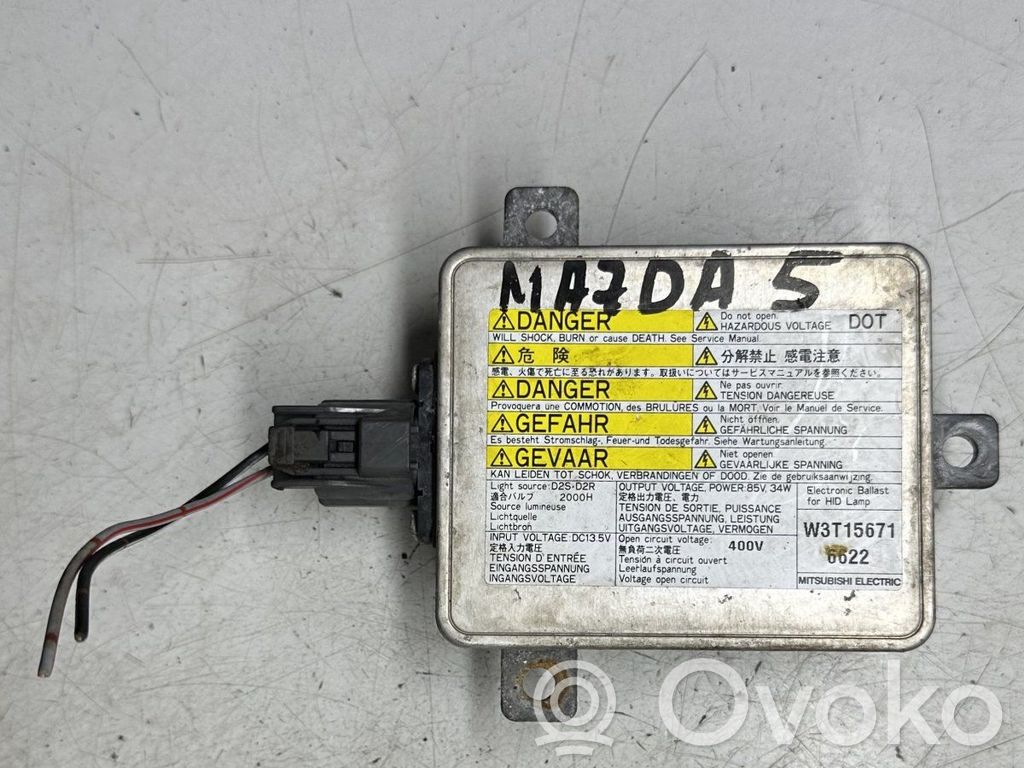 Mazda 5 Xenon control unit/module 