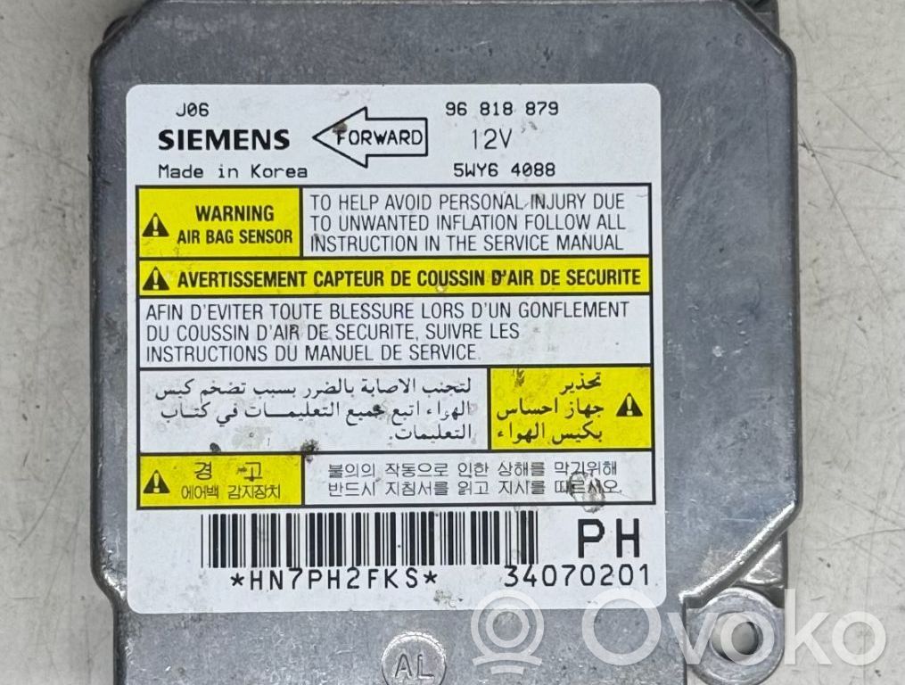 Chevrolet Lacetti Airbag control unit/module 