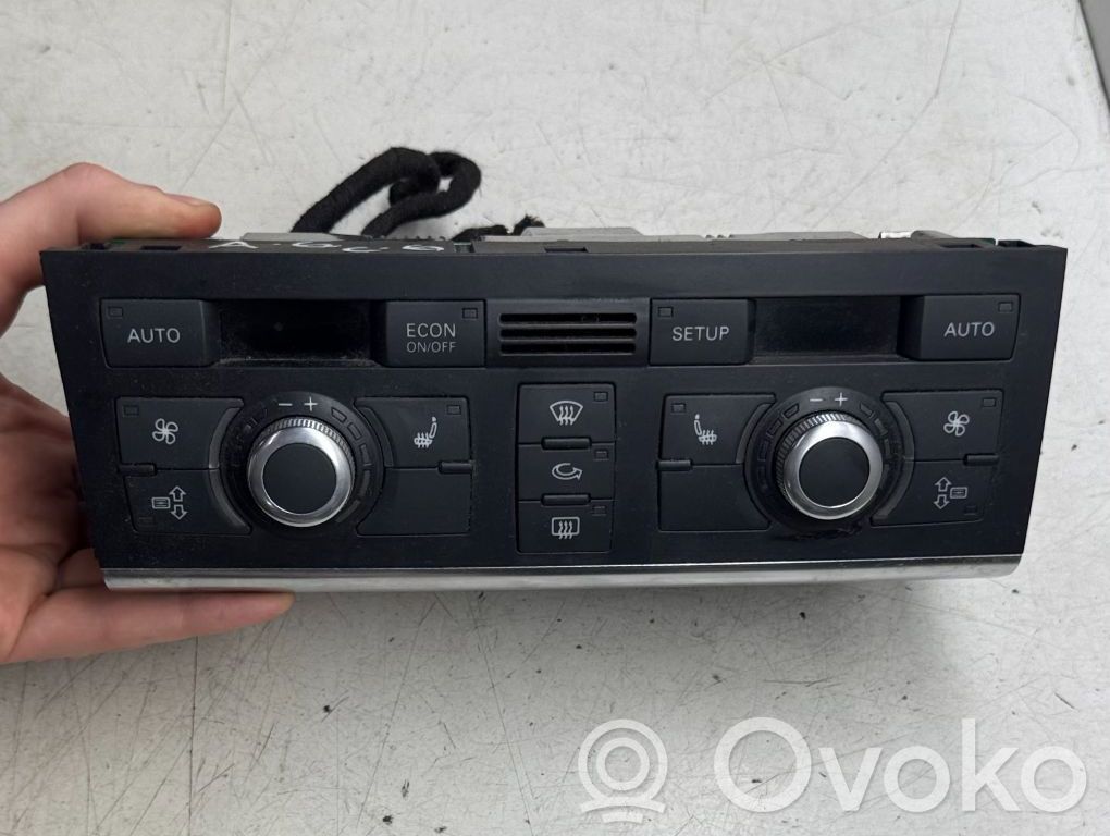 Audi A6 S6 C6 4F Climate control unit 