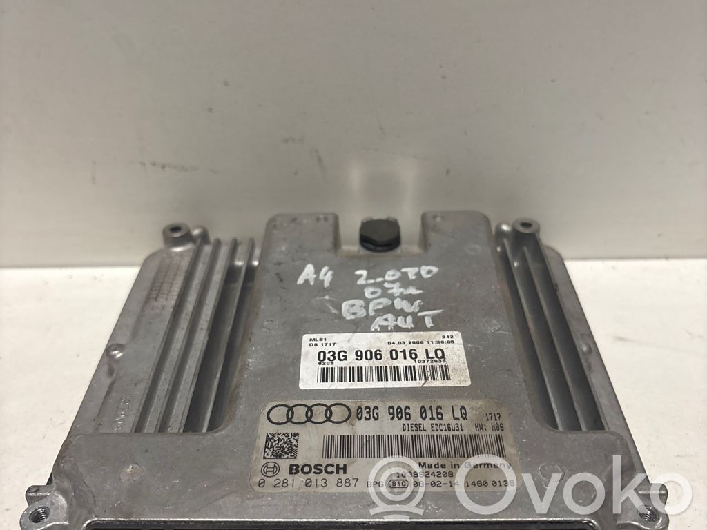 Audi A4 S4 B7 8E 8H Engine control unit/module 