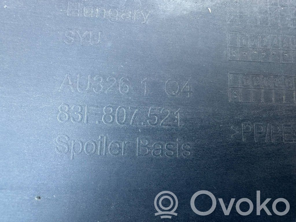 Audi Q3 F3 Parachoques 
