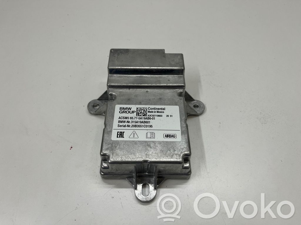 BMW X3 G01 Airbag control unit/module 