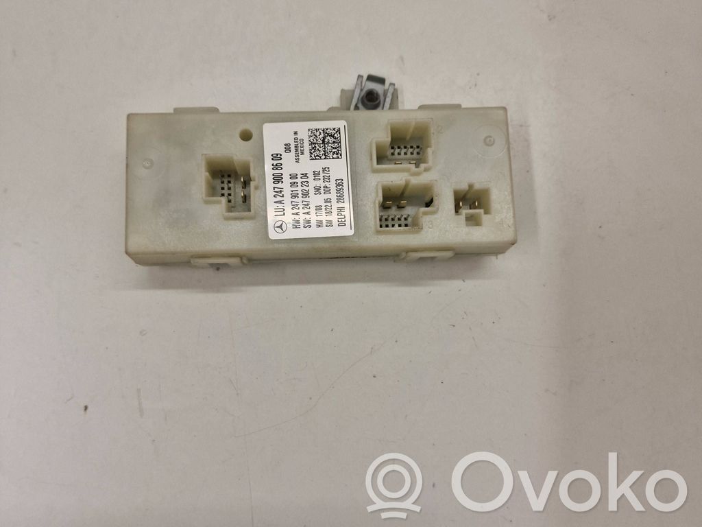 Mercedes-Benz EQB Tailgate/trunk control unit/module 