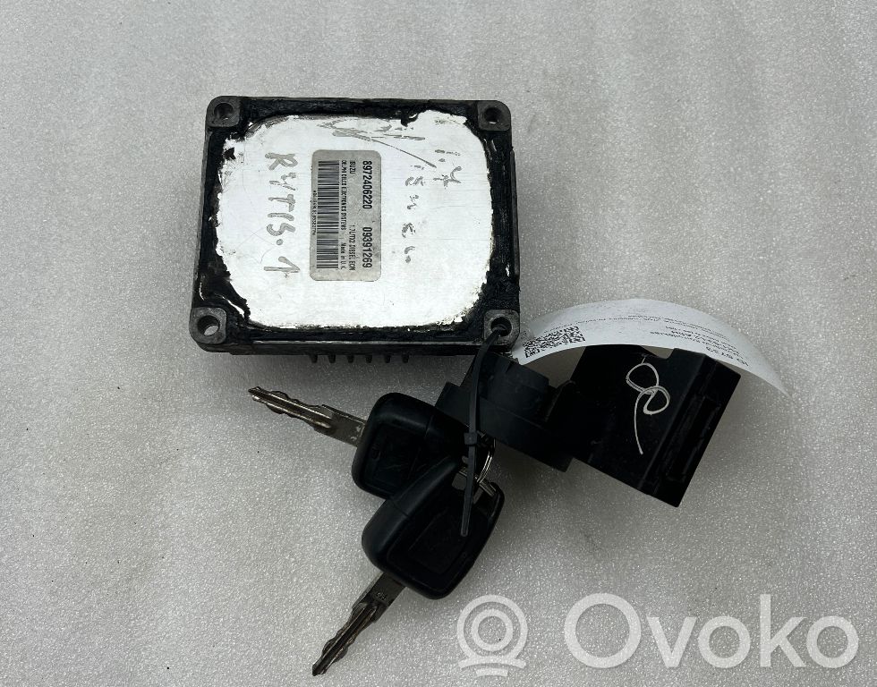 Opel Astra G Engine ECU kit and lock set 