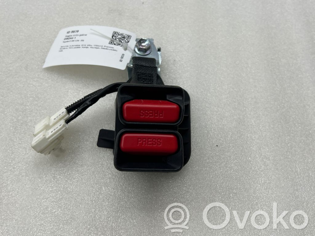 Toyota C-HR I Rear seatbelt buckle 
