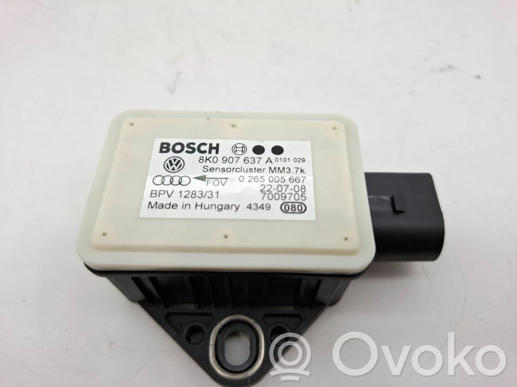 Audi A4 S4 B8 8K ESP acceleration yaw rate sensor 