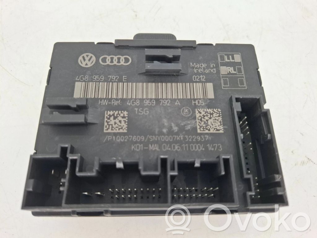 Audi A6 S6 C7 4G Door control unit/module 