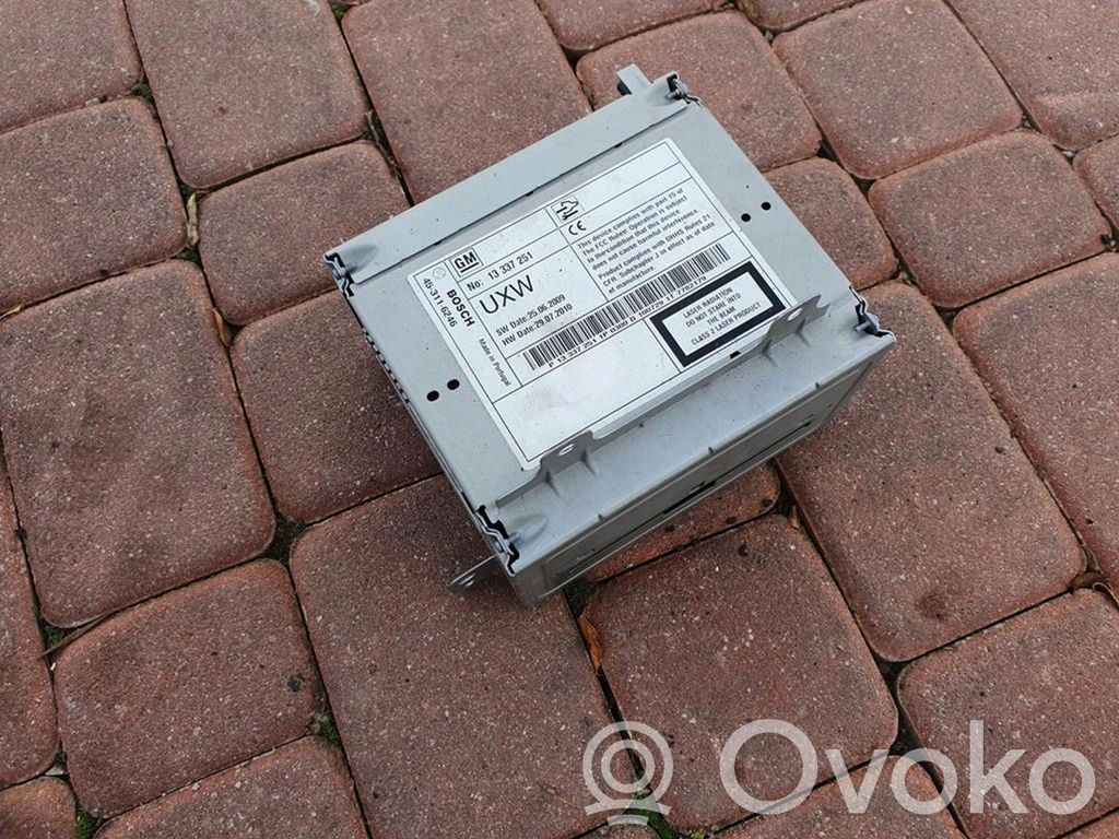 Opel Insignia A Radio/CD/DVD/GPS-pääyksikkö 