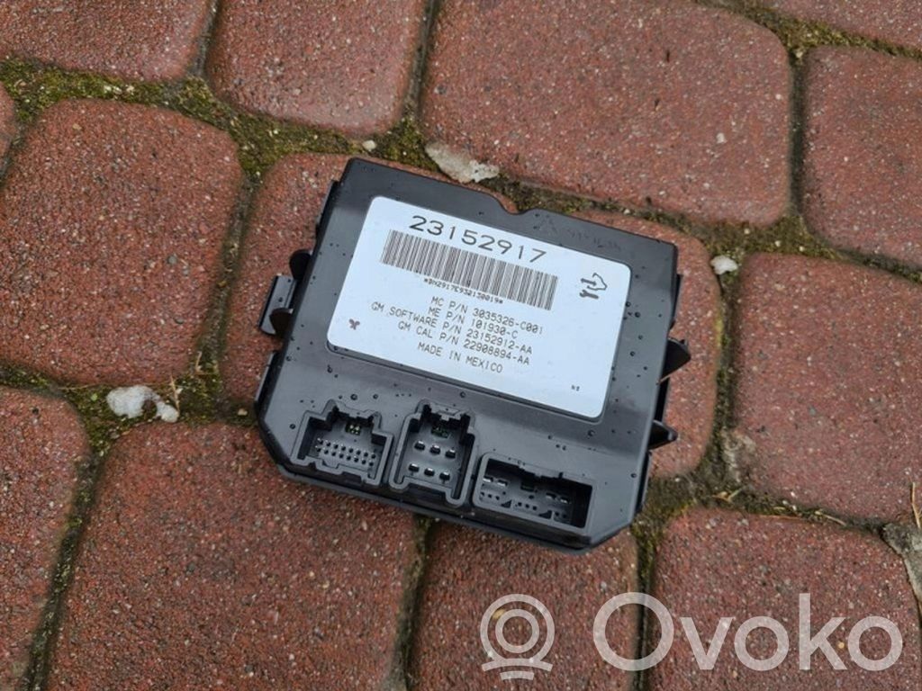 Opel Insignia A Tailgate/trunk control unit/module 
