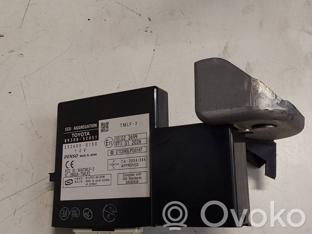 Toyota Yaris Unité de commande module de porte 
