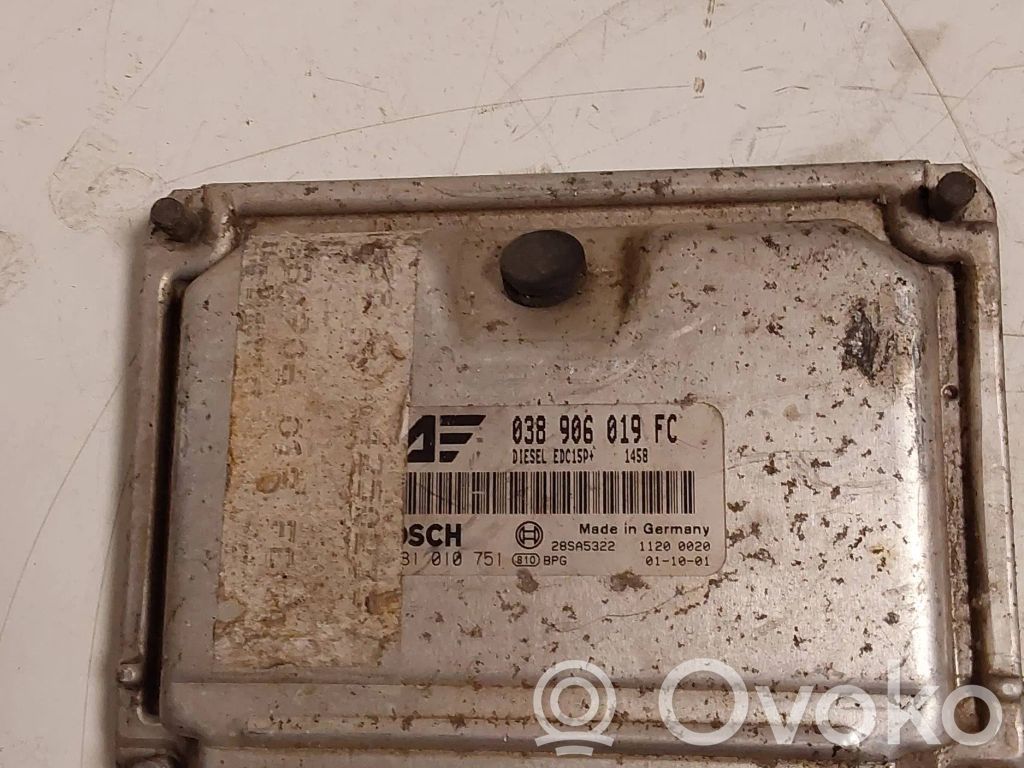 Engine control unit/module   038906019FC,038906019FE,81010751