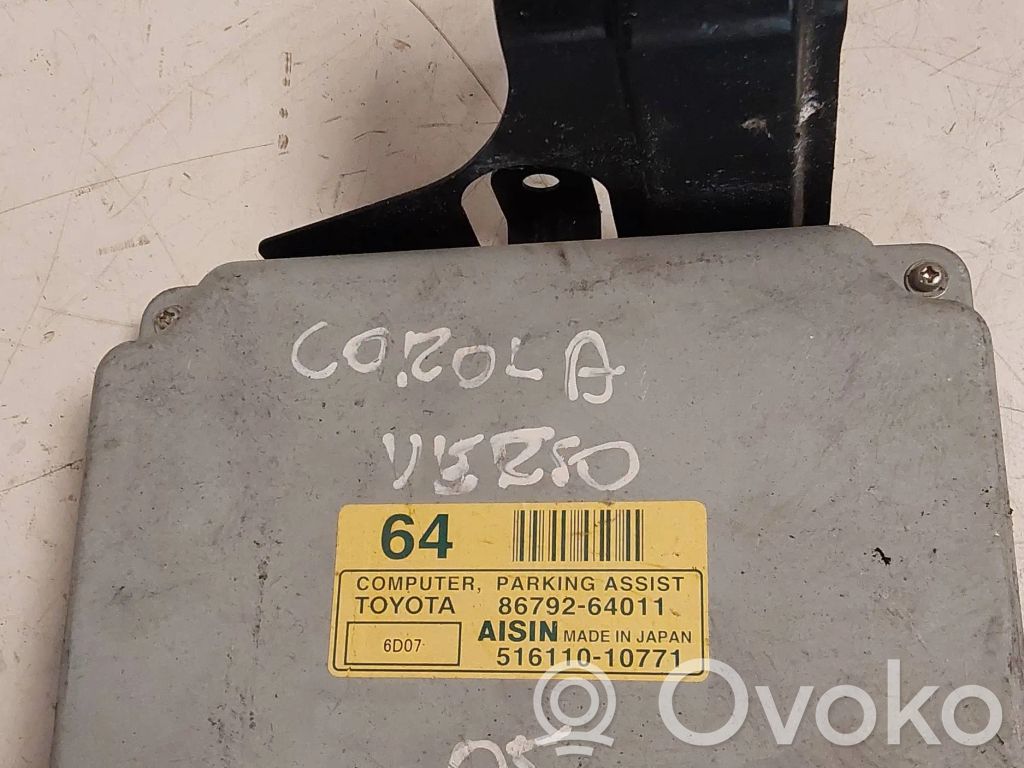Toyota Corolla Verso AR10 Parking PDC control unit/module 