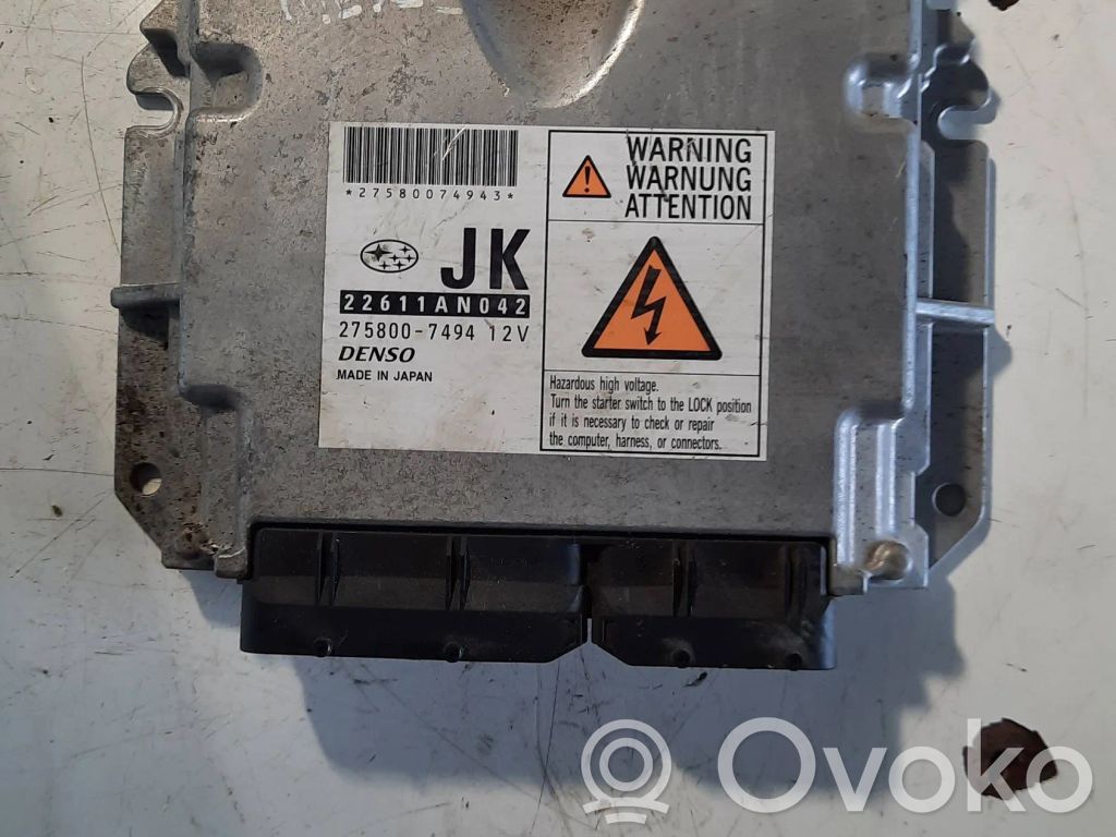 Engine control unit/module   22611AN042,2758007494