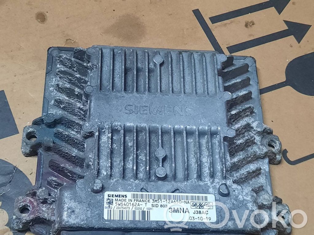 Engine control unit/module   3M5112A650NA,5WS40162AT