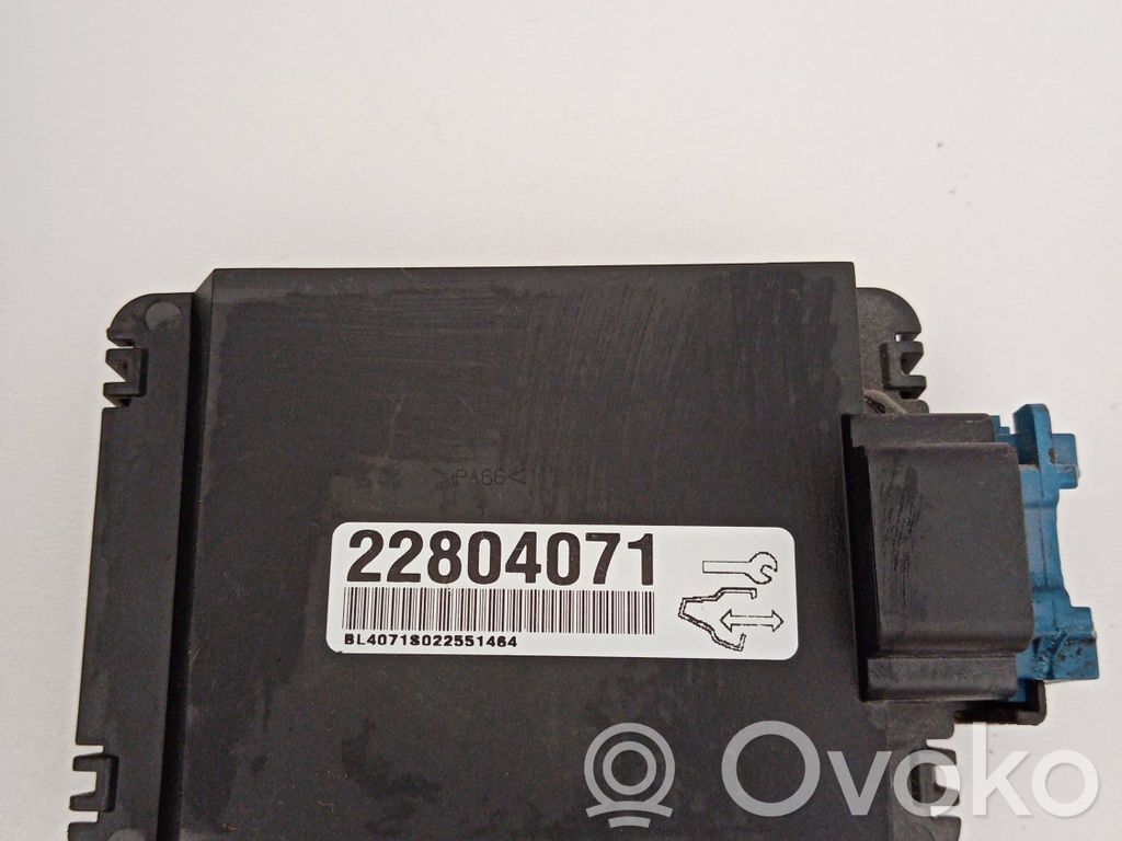 Other control units/modules   22804071