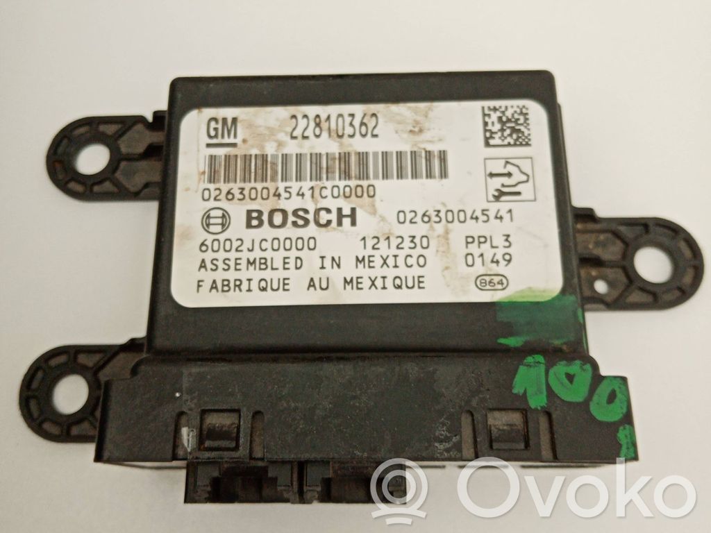 Opel Astra J Parking PDC control unit/module 