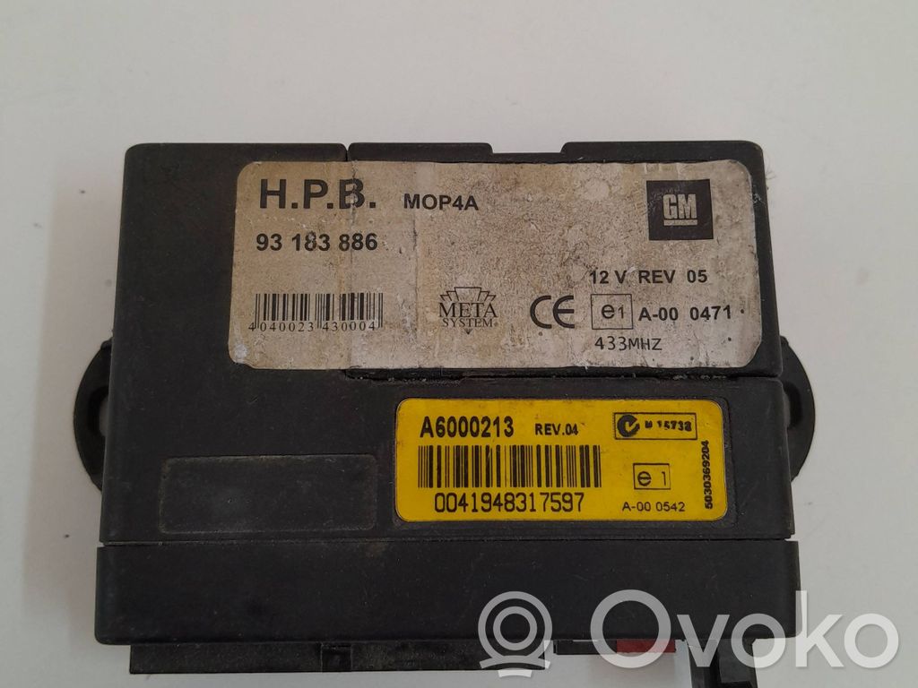 Opel Astra H Other control units/modules 