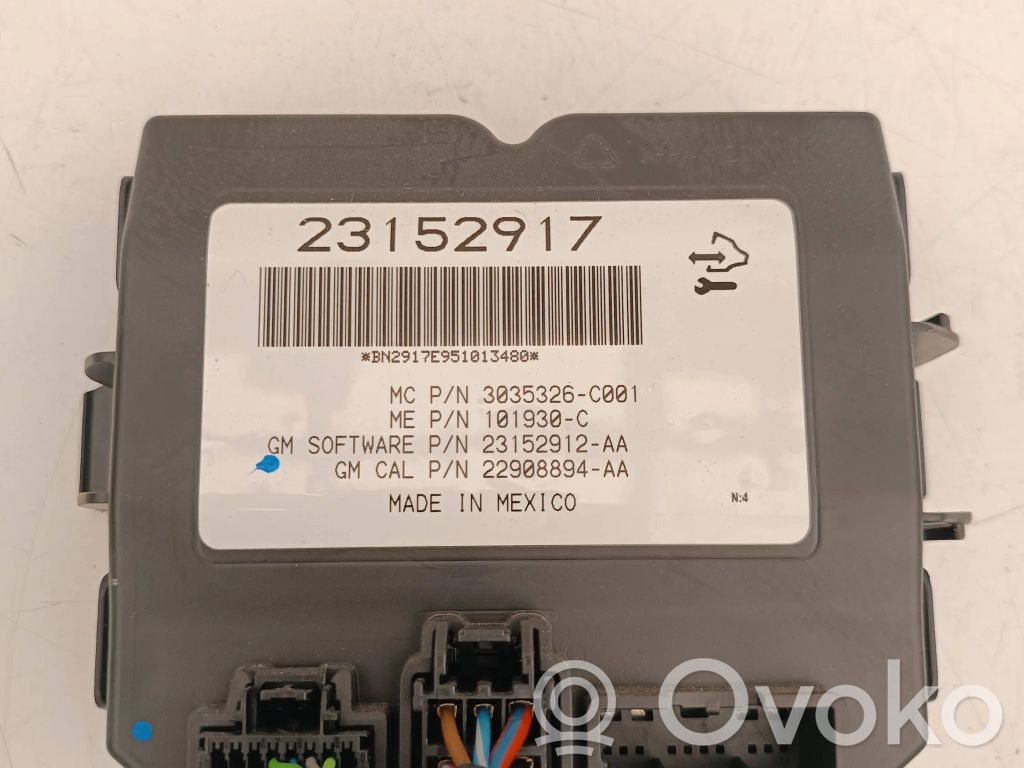 Opel Insignia A Autres unités de commande / modules 
