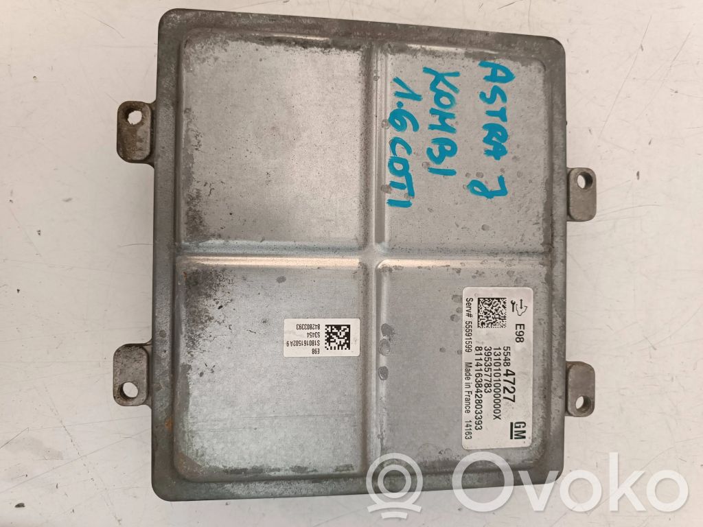 Opel Astra J Engine control unit/module 
