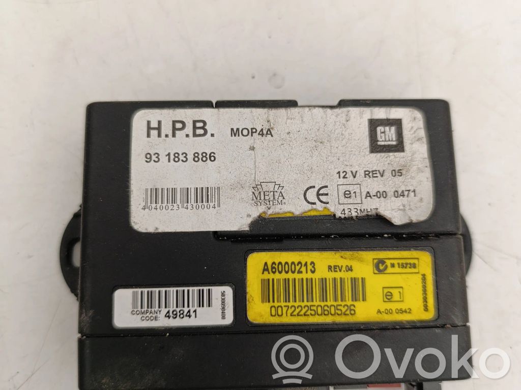 Opel Vectra C Other control units/modules 