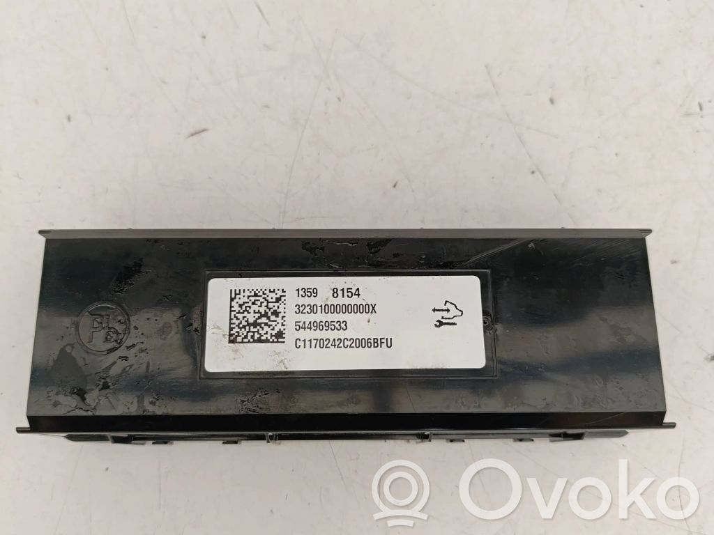 Opel Astra K Air conditioning/heating control unit 