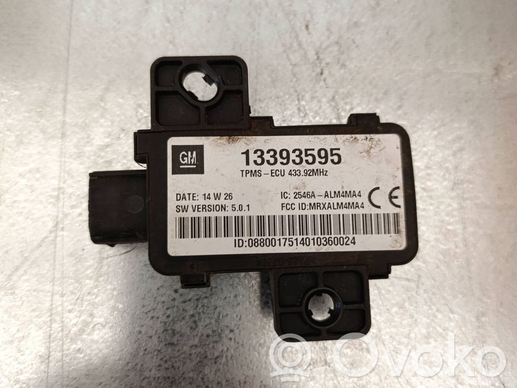 Opel Insignia A Tire pressure control unit 