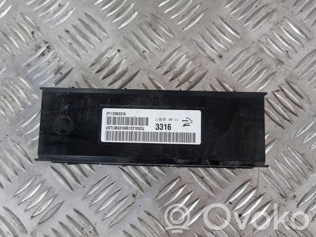 Opel Insignia A Air conditioning/heating control unit 