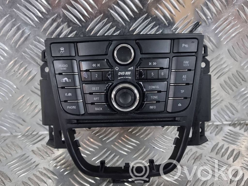 Opel Astra J Climate control unit 