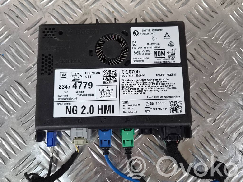 Opel Insignia A GPS navigation control unit/module 