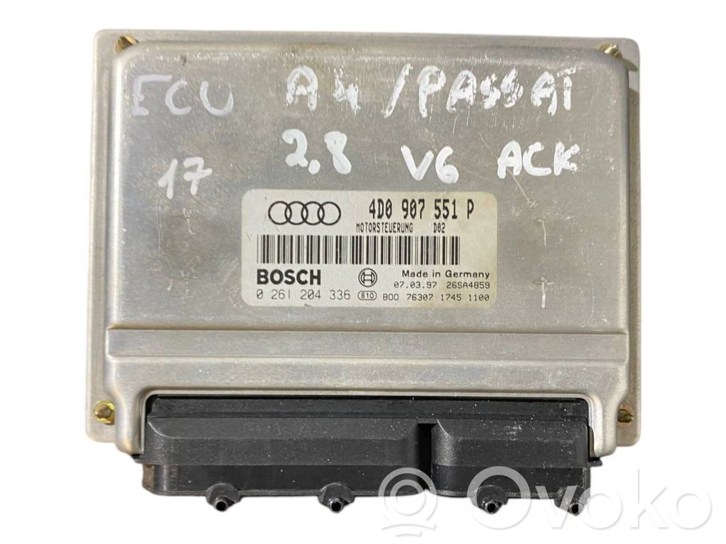 Audi A6 S6 C4 4A Engine control unit/module 