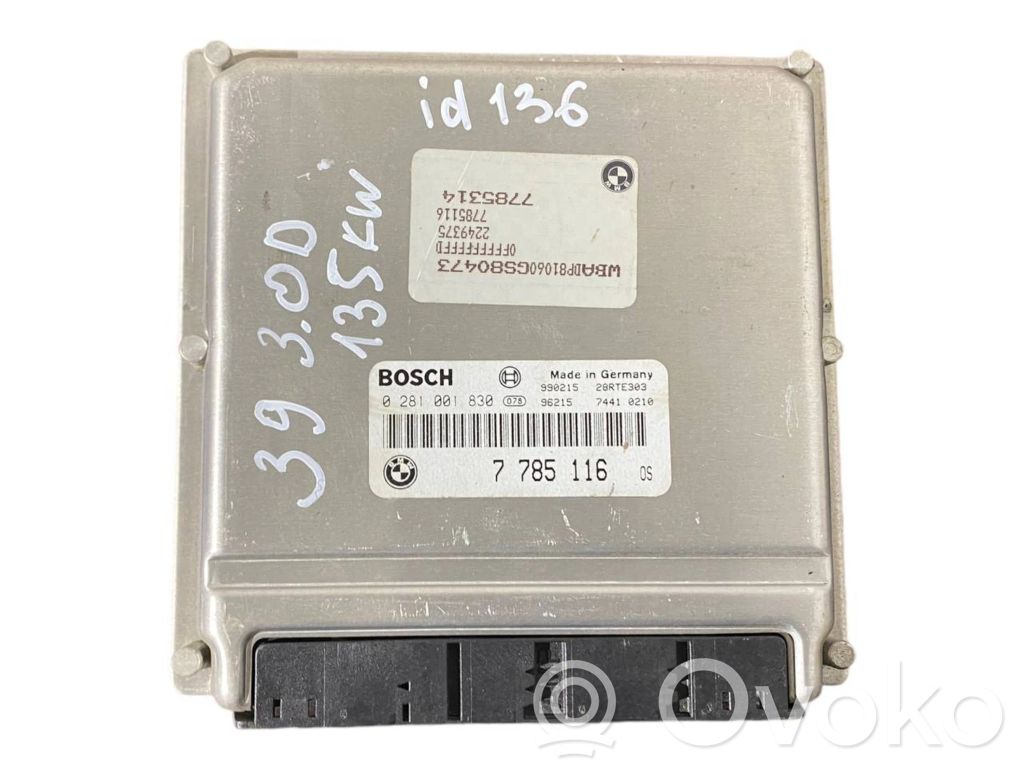BMW 7 E38 Engine control unit/module 