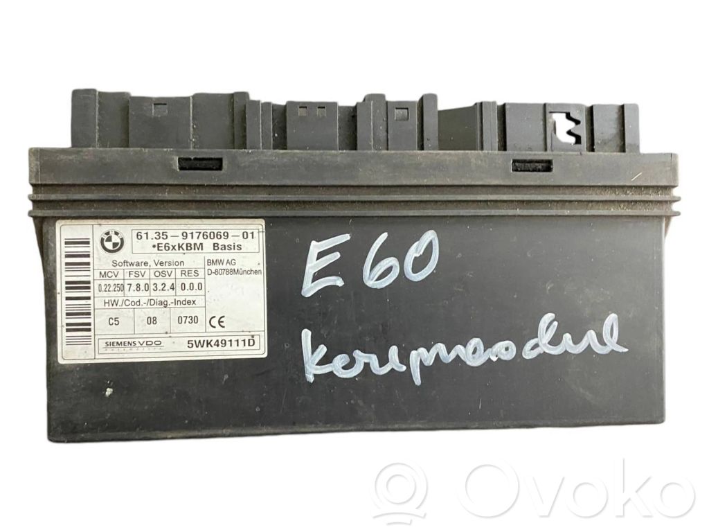 BMW 5 E60 E61 Komforto modulis 