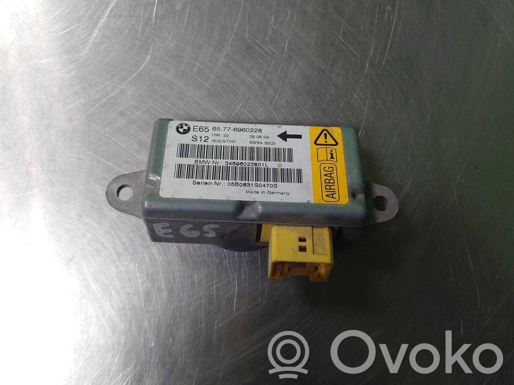 BMW 7 E65 E66 Airbag deployment crash/impact sensor 