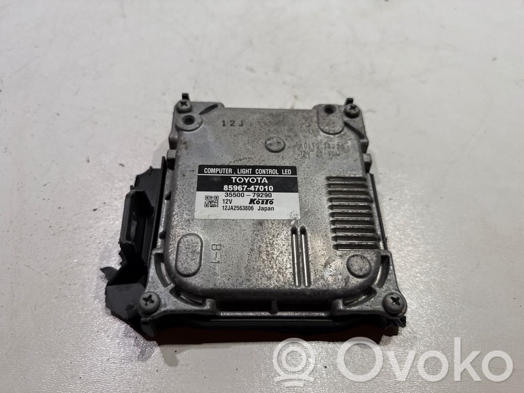 Lexus CT 200H Unidad de control/módulo de los faros xenón 