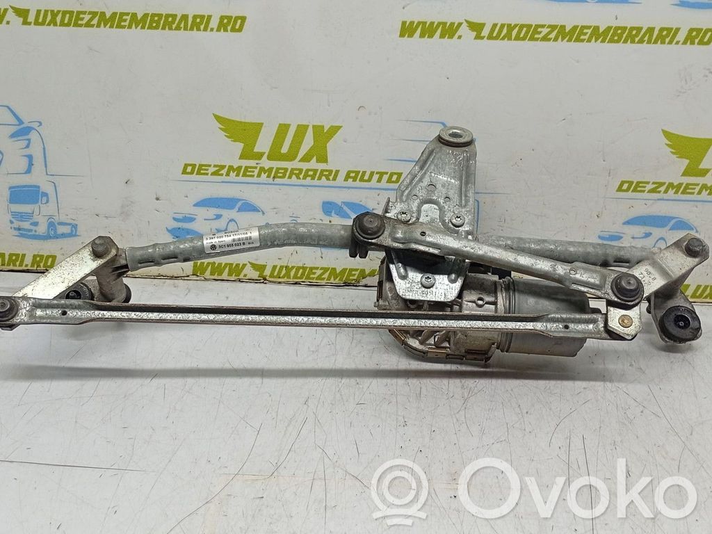 Volkswagen PASSAT B6 Tringlerie et moteur d'essuie-glace avant 