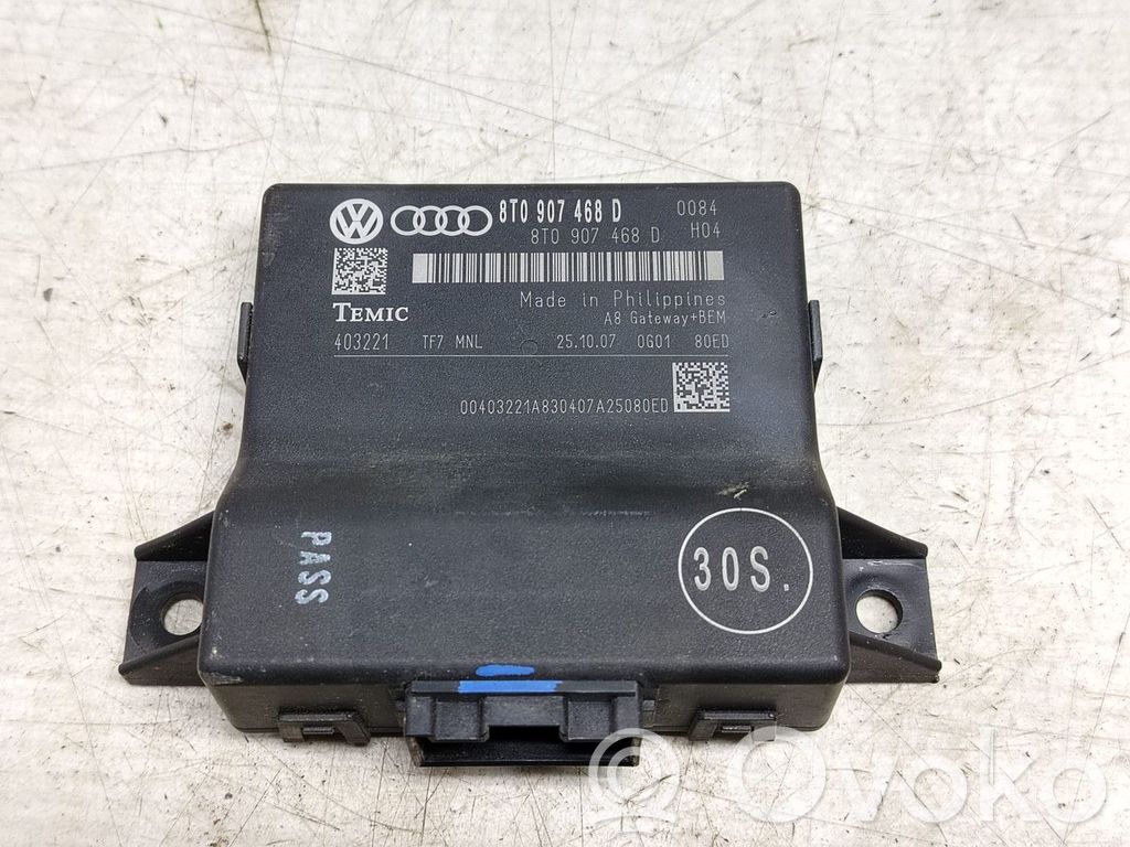 Audi A4 S4 B8 8K Modulo di controllo accesso 