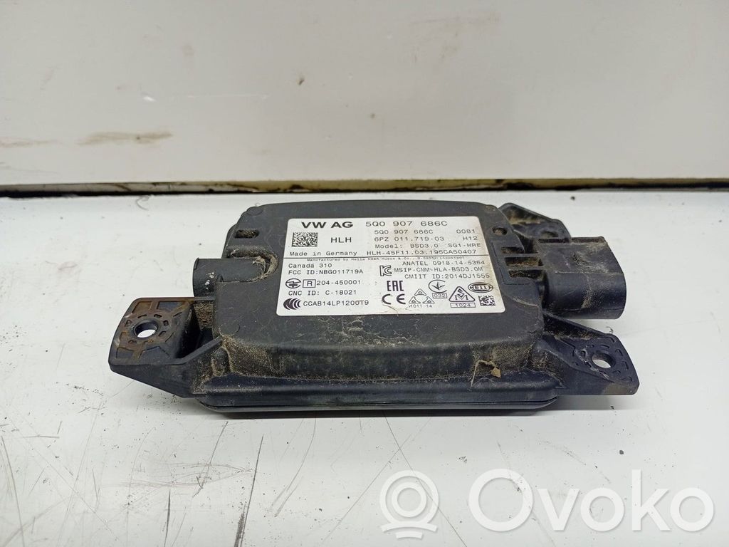 Módulo de control de punto muerto   5Q0907686C